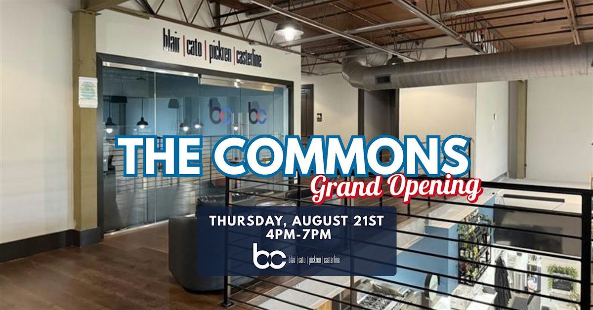 Grand Opening: Blair Cato at The Commons, 21 August | Event in Greenville | AllEvents