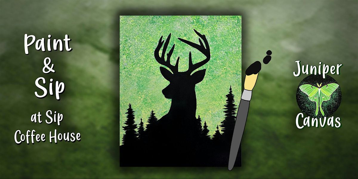 Paint & Sip at Sip Coffee House 2 in Highland: Hold Me Deer, 20 January | Event in Highland | AllEvents