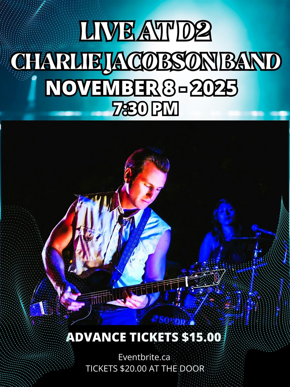 Charlie Jacobson Band Live at D2 November 8, 2025., 8 November | Event in Red Deer | AllEvents