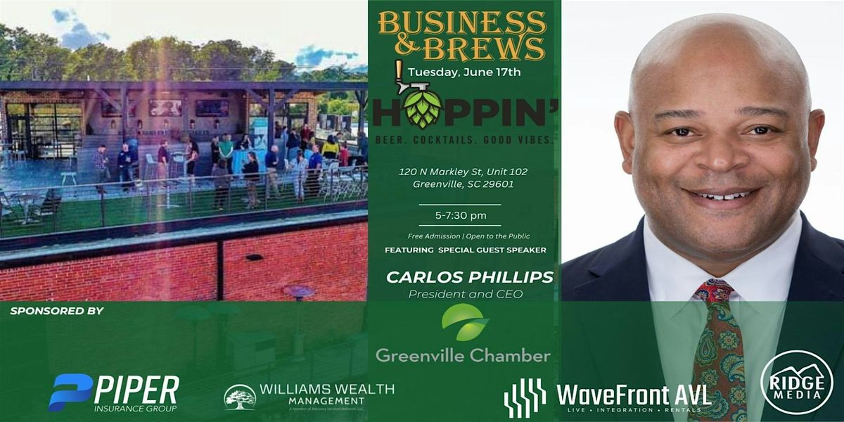 Business & Brews, 17 June | Event in Greenville | AllEvents