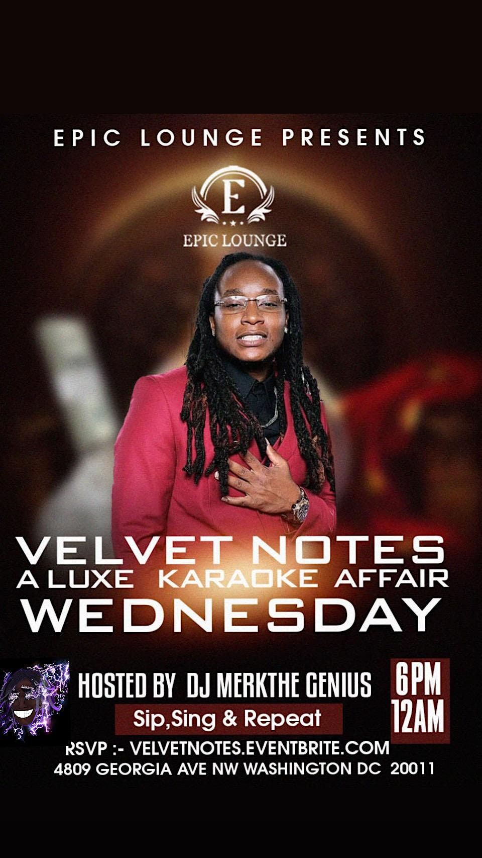 Velvet Notes: A Lux Karaoke Affair | Event in Washington | AllEvents