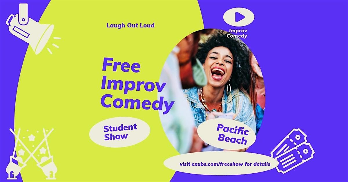 Free Improv Comedy Show in San Diego at Pacific Beach Recreation Center, 17 July | Event in San Diego | AllEvents