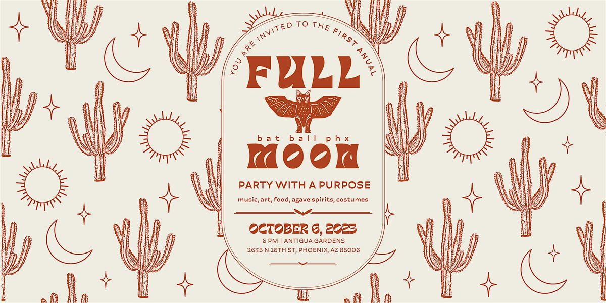 Full Moon Bat Ball, 6 October | Event in Phoenix | AllEvents