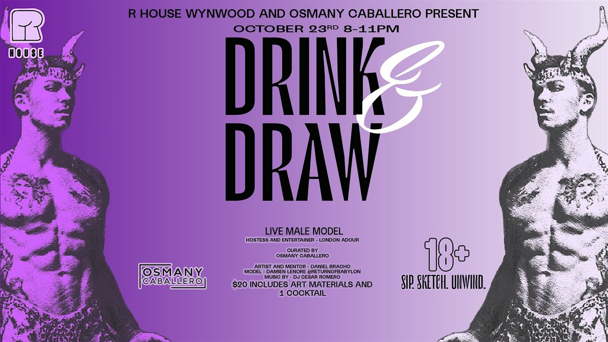 Drink & Draw October 2025: Halloween Edition, 23 October | Event in Miami | AllEvents