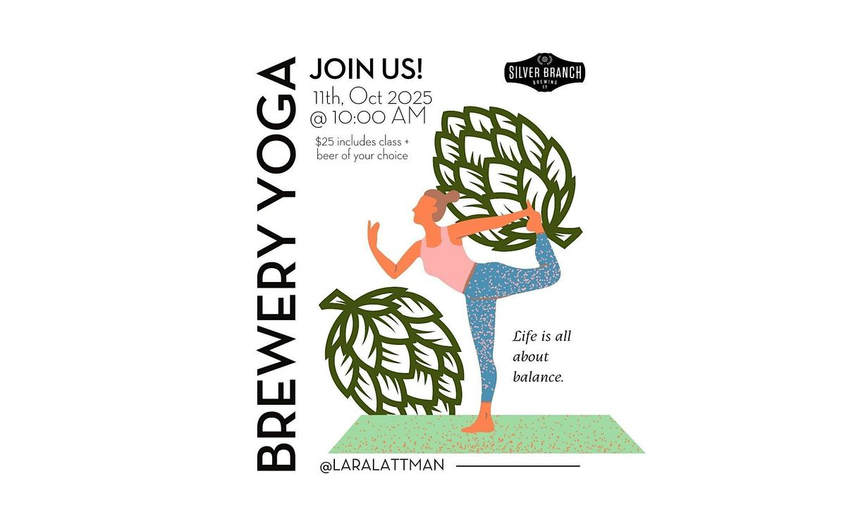 Brewery Yoga with Lara Lattman from Table 2 Mat, 11 October | Event in Derwood | AllEvents