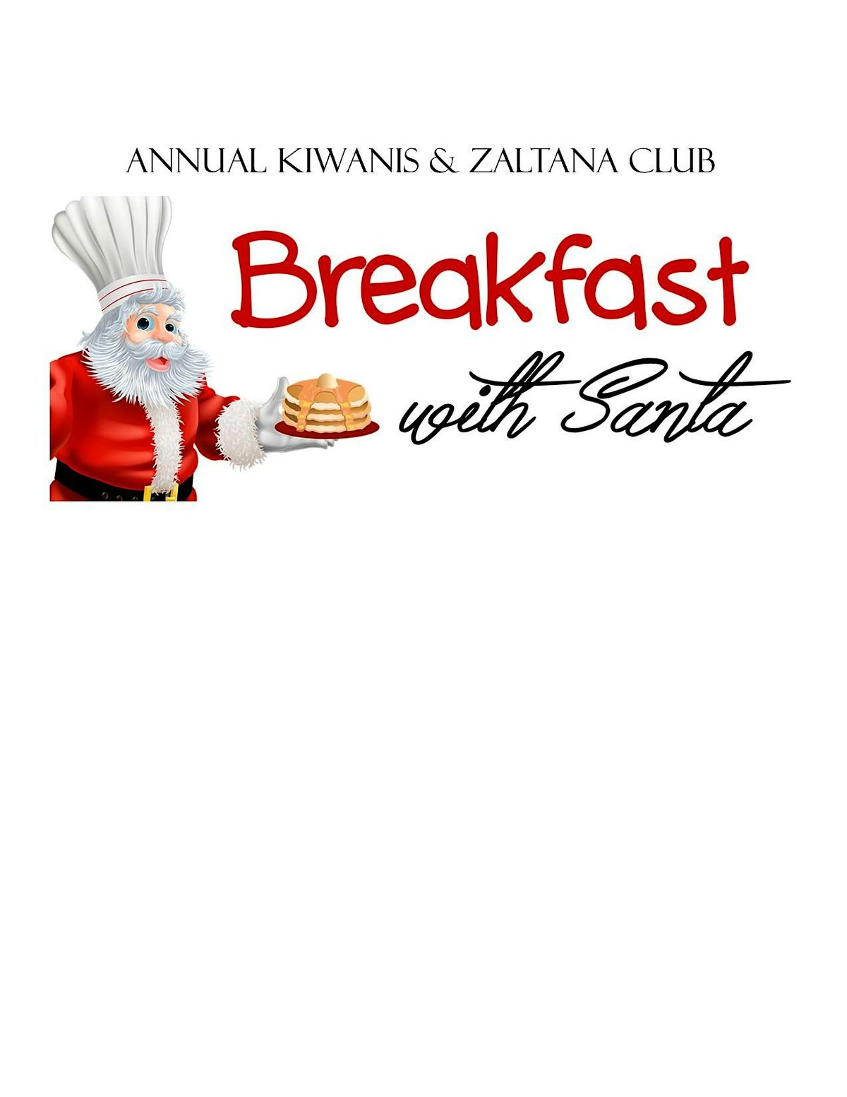 Breakfast with Santa 2025, 6 December | Event in Perry | AllEvents