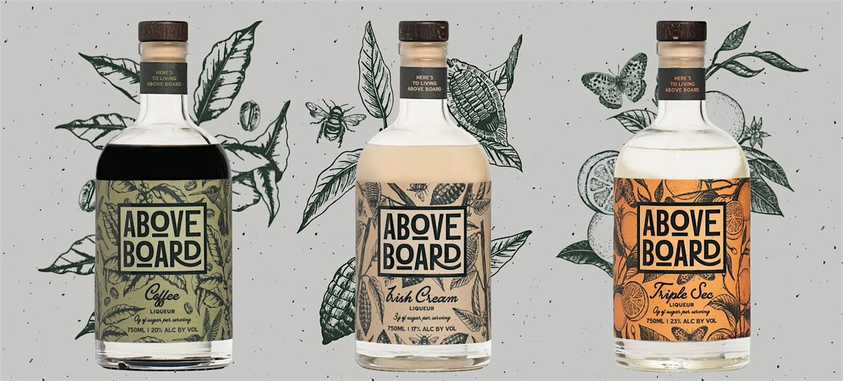 #EducationalSIPSatHWC with Above Board - Zero & Low-Sugar Flavored Liqueurs, 22 August | Event in Escondido
