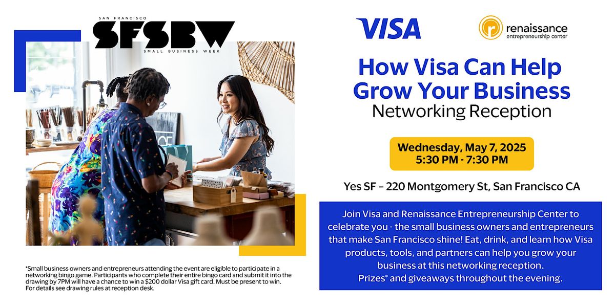 How Visa Can Help Grow Your Business- Networking Reception | Event in San Francisco | AllEvents