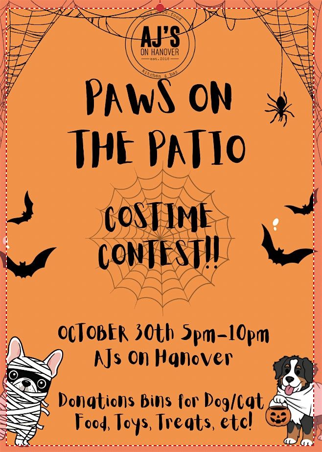 Paws On the Patio Costume Contest!, 30 October | Event in Baltimore | AllEvents