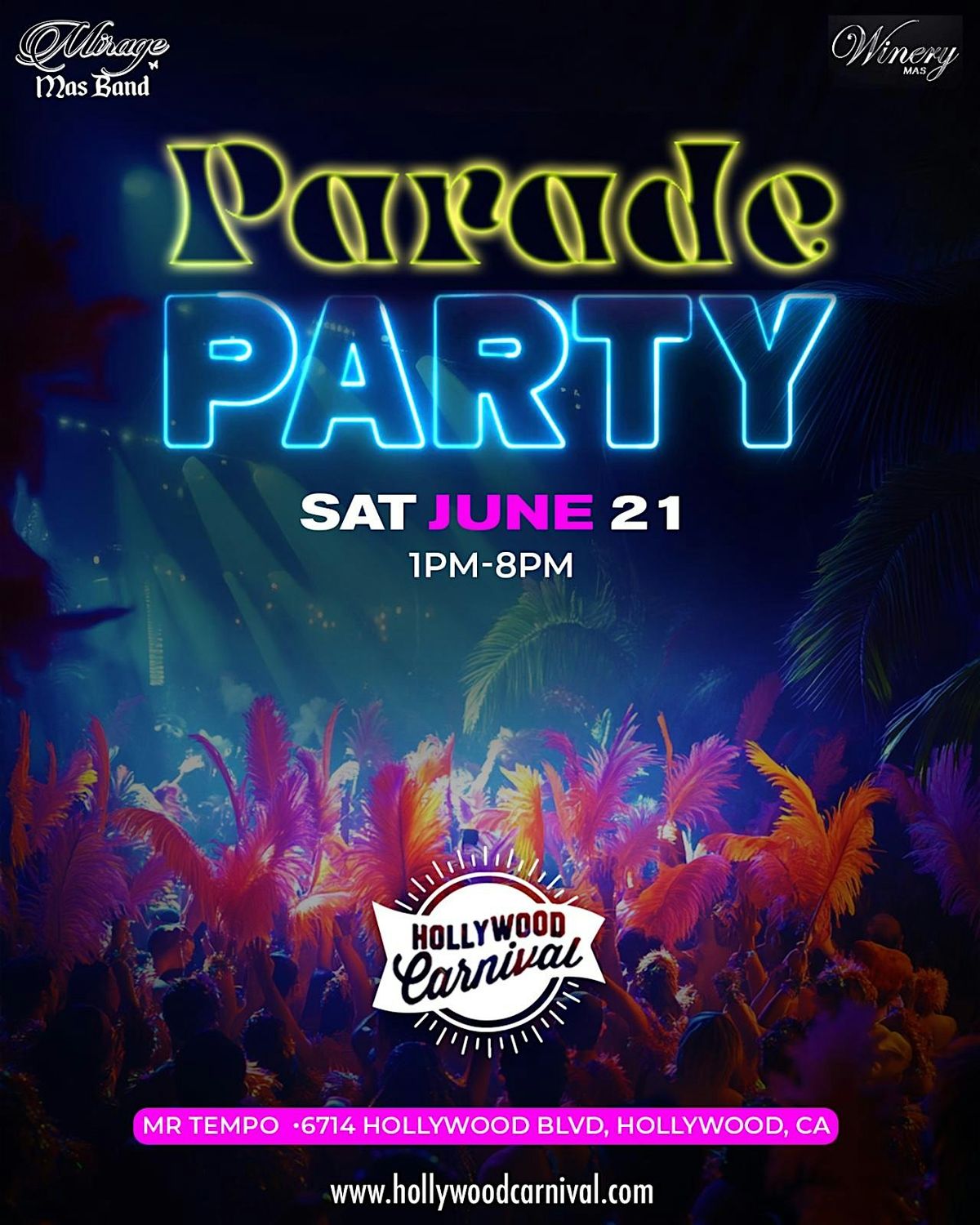 PARADE PARTY, 21 June | Event in Hollywood | AllEvents