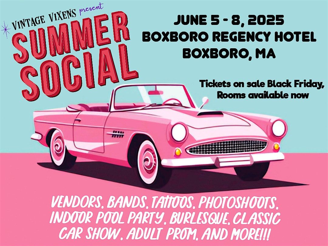 East Coast Vintage Vixens present Summer Social, 5 June | Event in Boxborough | AllEvents