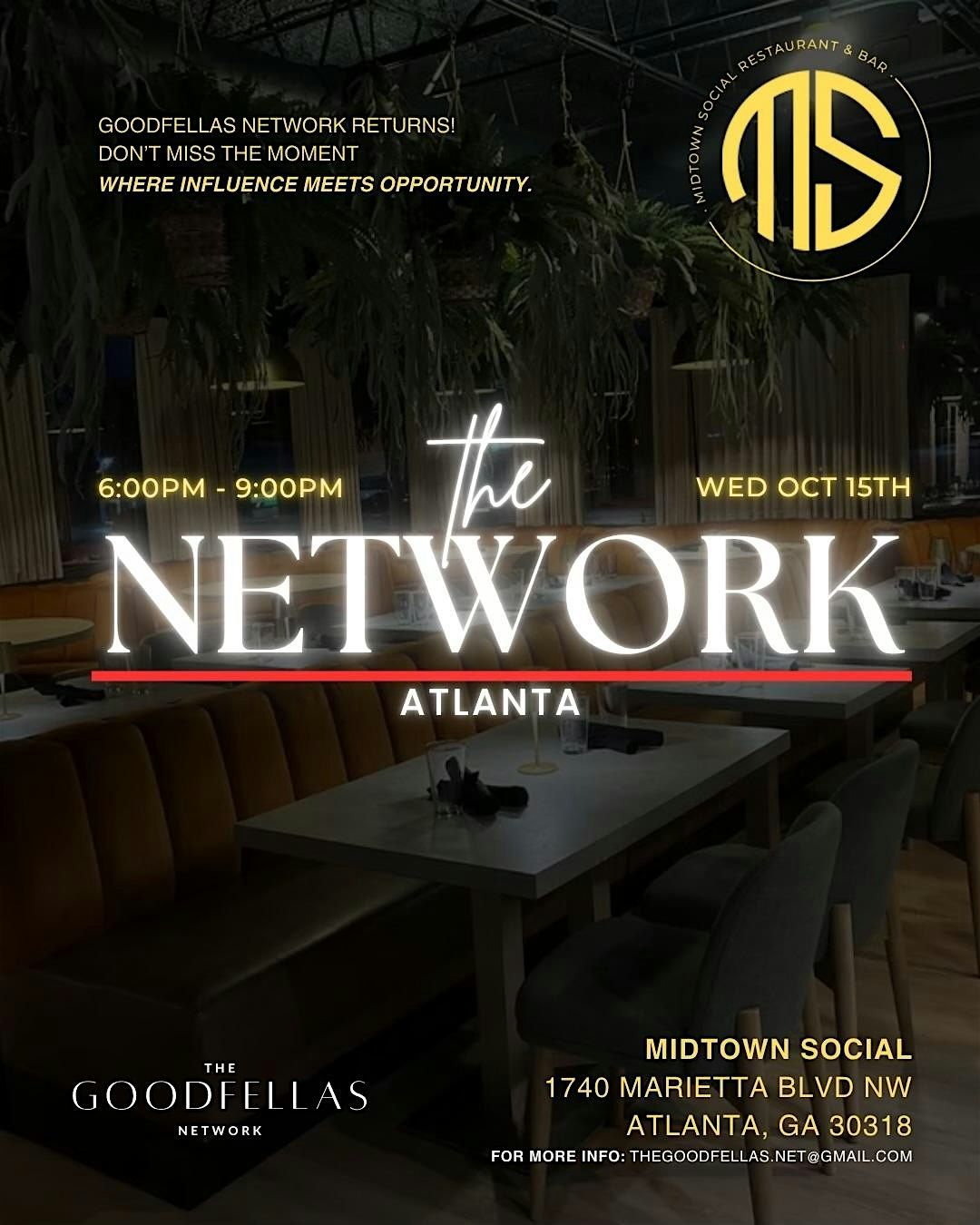 Send Network Atlanta Attend The Network ATL in Atlanta on October 15, 2025 | AllEvents