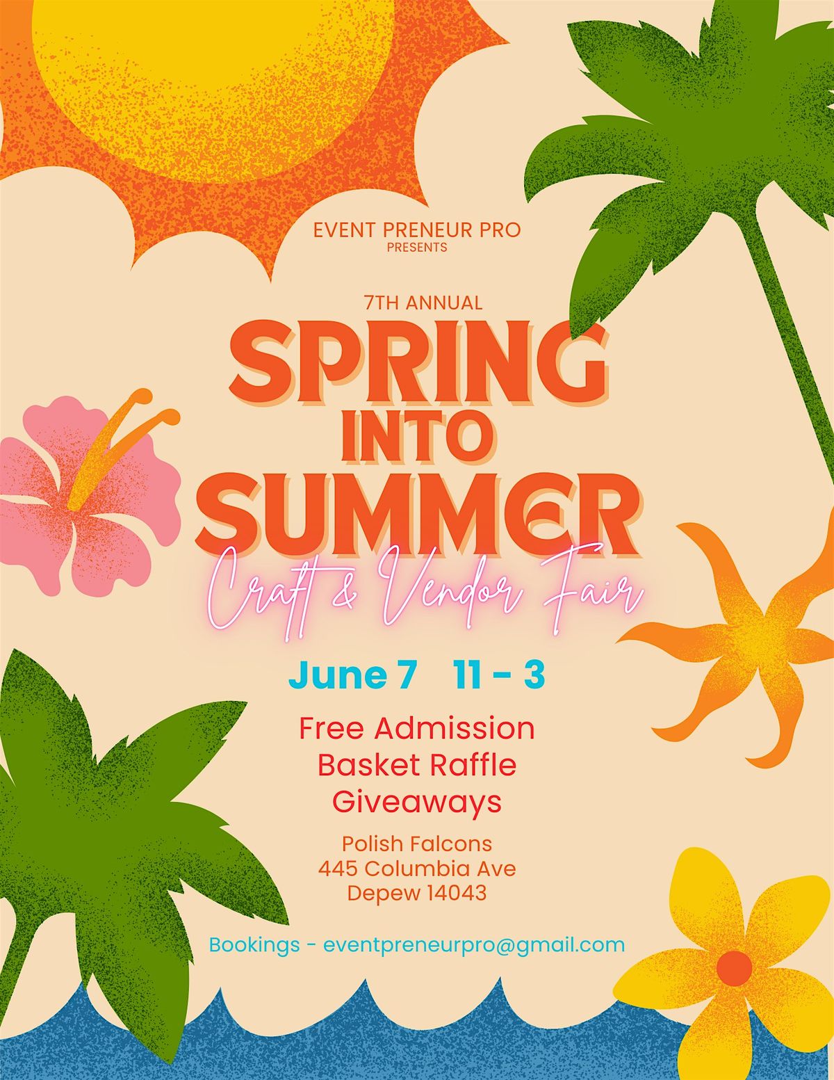 Spring into Summer Craft & Vendor Fair, 7 June | Event in Depew | AllEvents