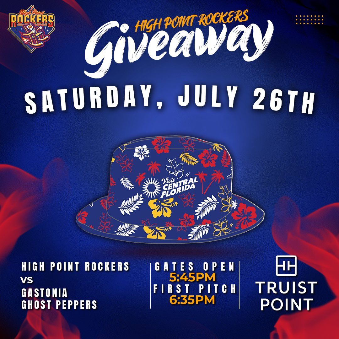 Gastonia Ghost Peppers at High Point Rockers at Truist Point, 21 April | Event in High Point | AllEvents