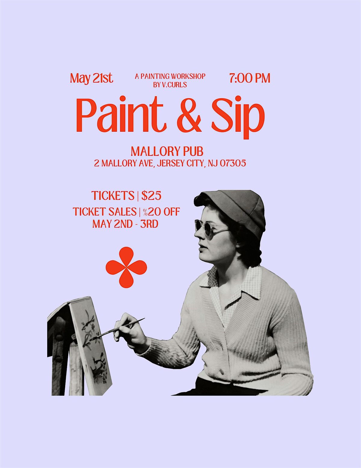Paint & Sip, 21 May | Event in Jersey City | AllEvents