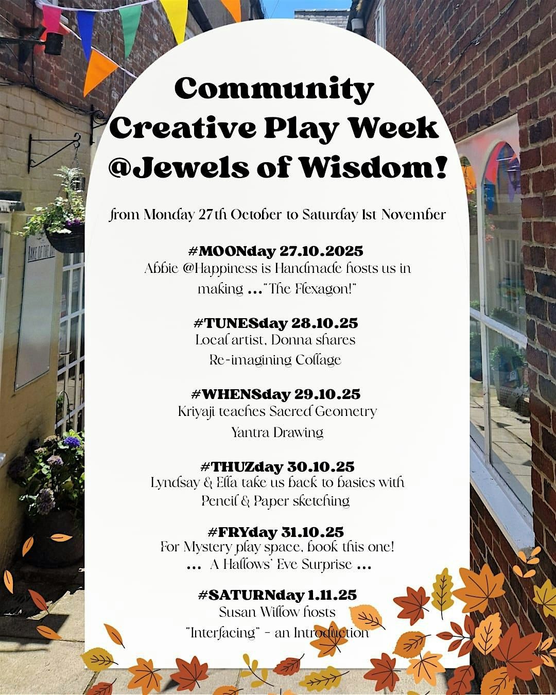 Creative Community Play Week: The Ginnel Devizes, 27 October | Event in Devizes | AllEvents