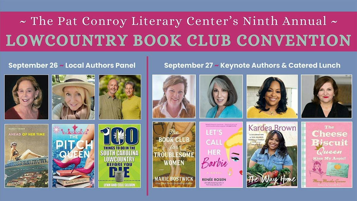 9th Annual Lowcountry Book Club Convention, 26 September | Event in Beaufort County | AllEvents