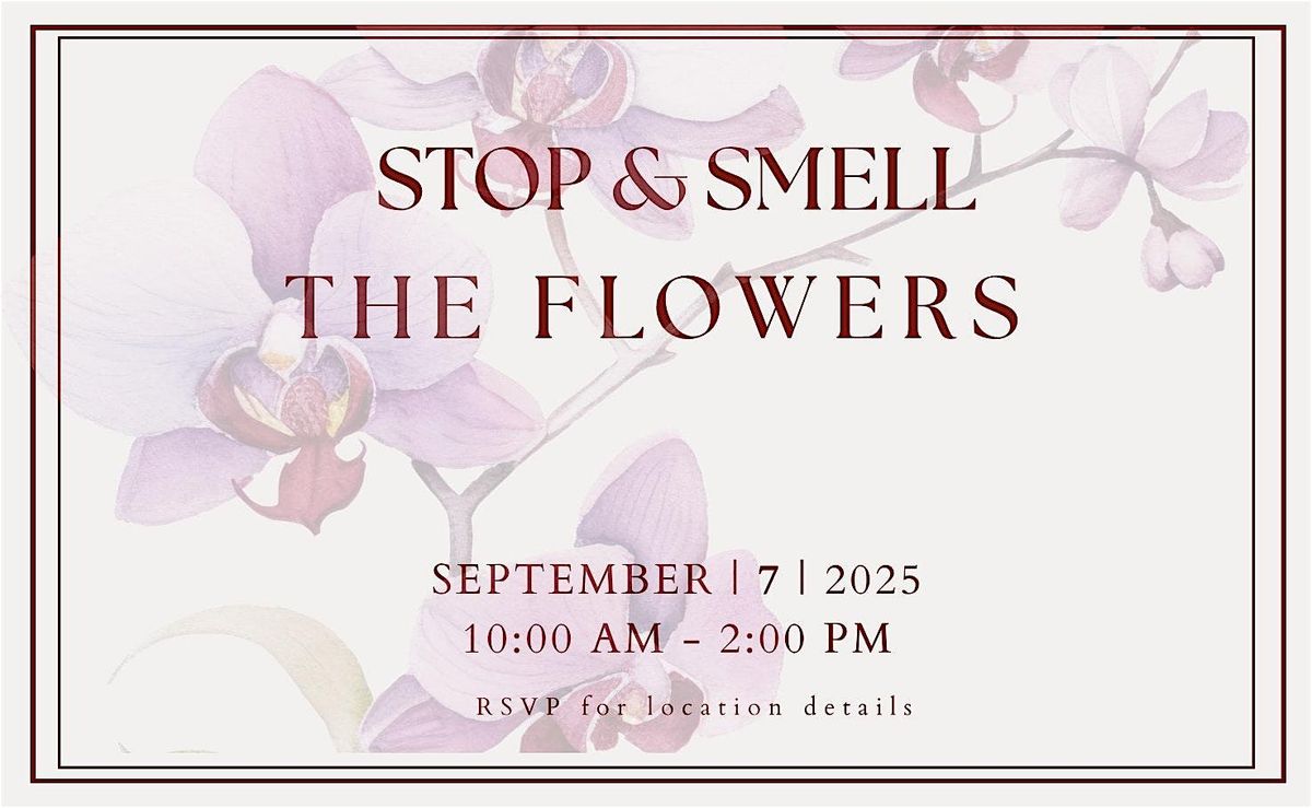 Stop & Smell the Flowers!, 7 September | Event in Los Angeles | AllEvents