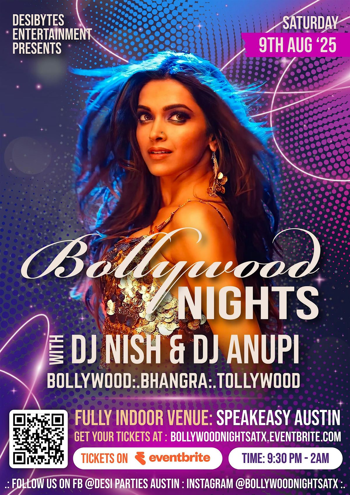 Bollywood Nights - ATX Biggest Bollywood Party - DJ NISH :. DJ Anupi, 9 August | Event in Austin | AllEvents