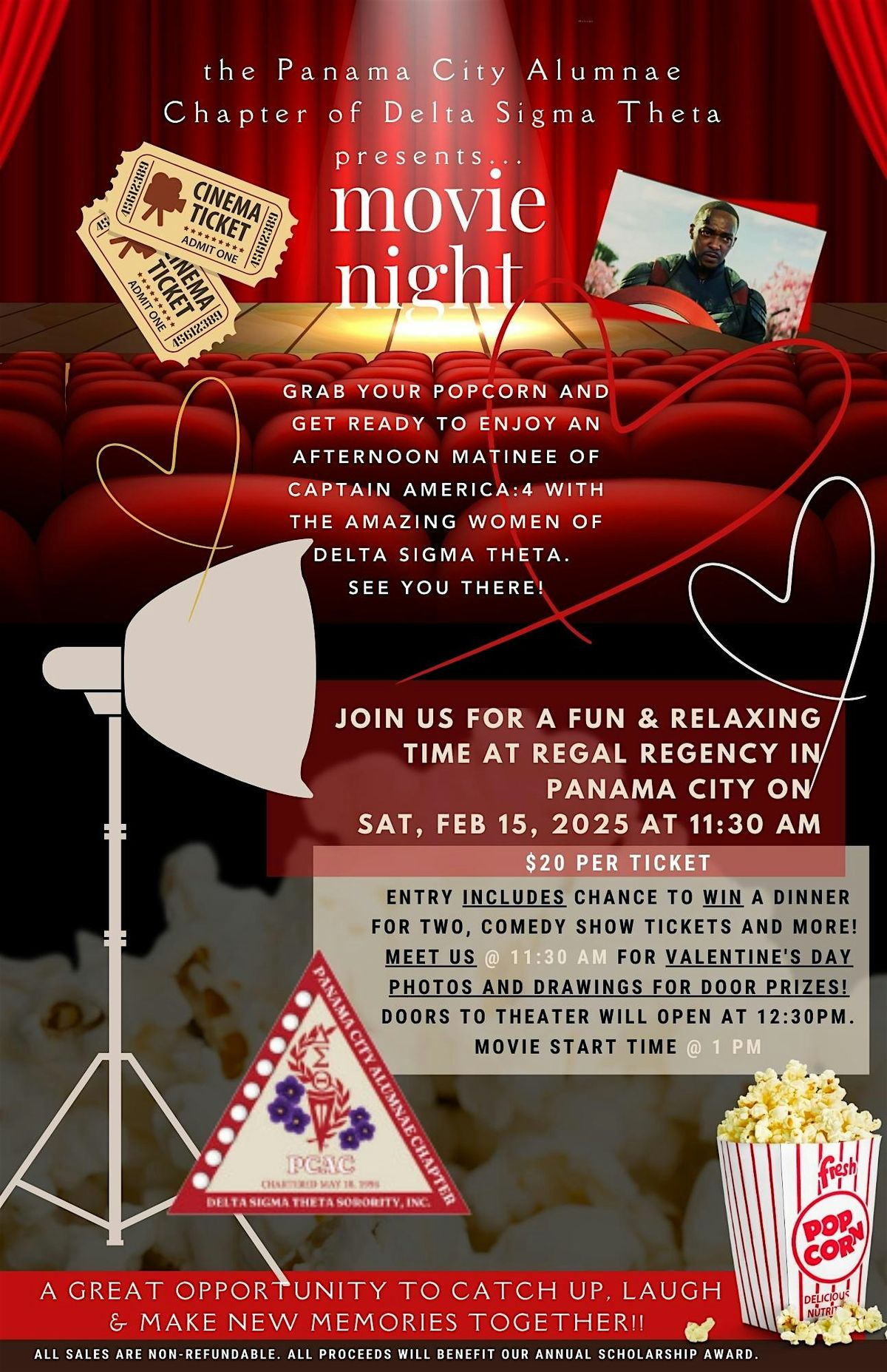 Panama City Alumnae Chapter of Delta Sigma Theta Movie Night, Regal ...