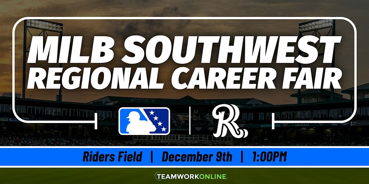 MiLB Southwest Regional Career Fair Hosted by the Frisco RoughRiders, 9 December | Event in Frisco | AllEvents