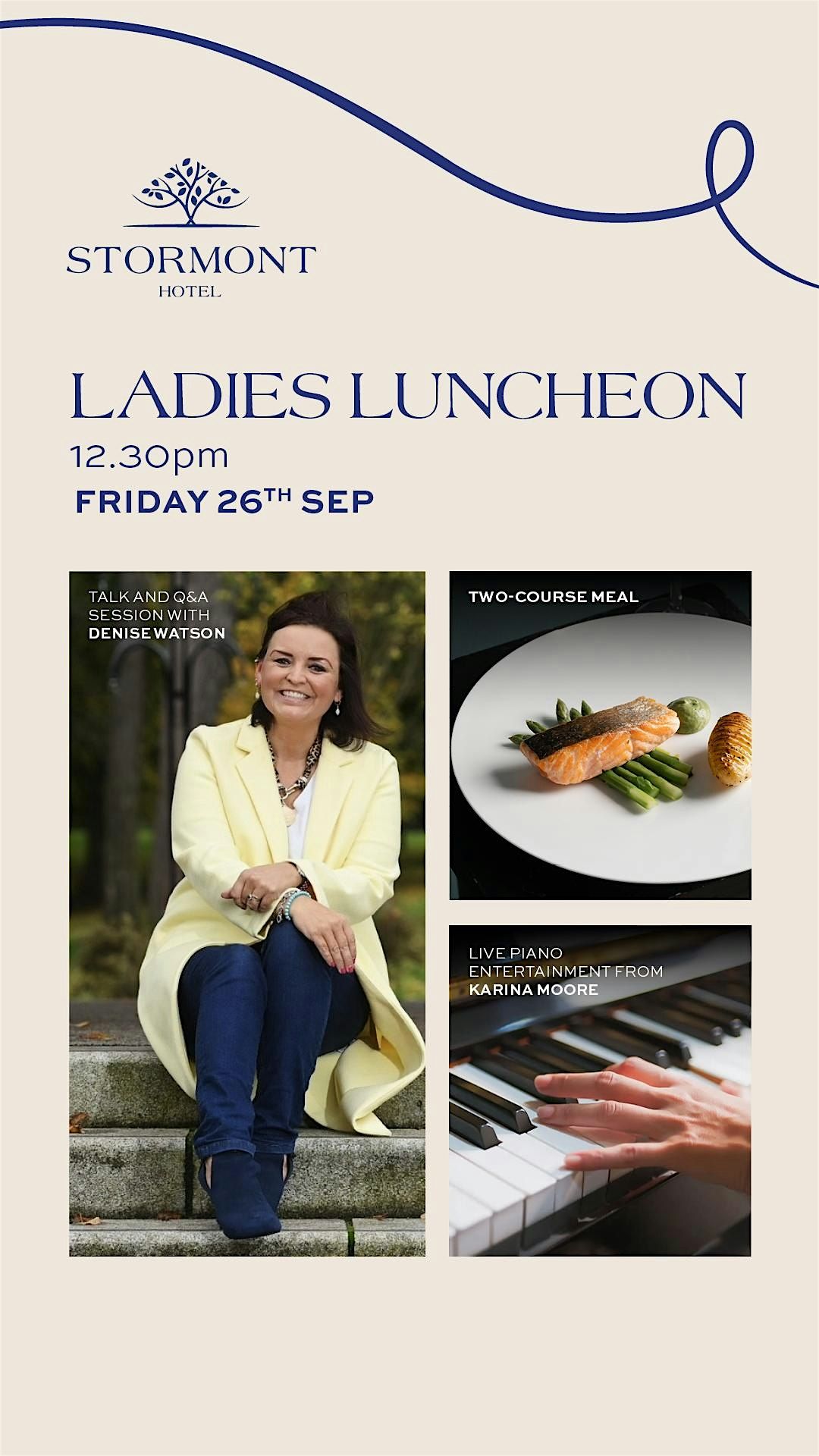Ladies Luncheon with Denise Watson, Radio presenter U105 and Talksport, 26 September | Event in Belfast | AllEvents