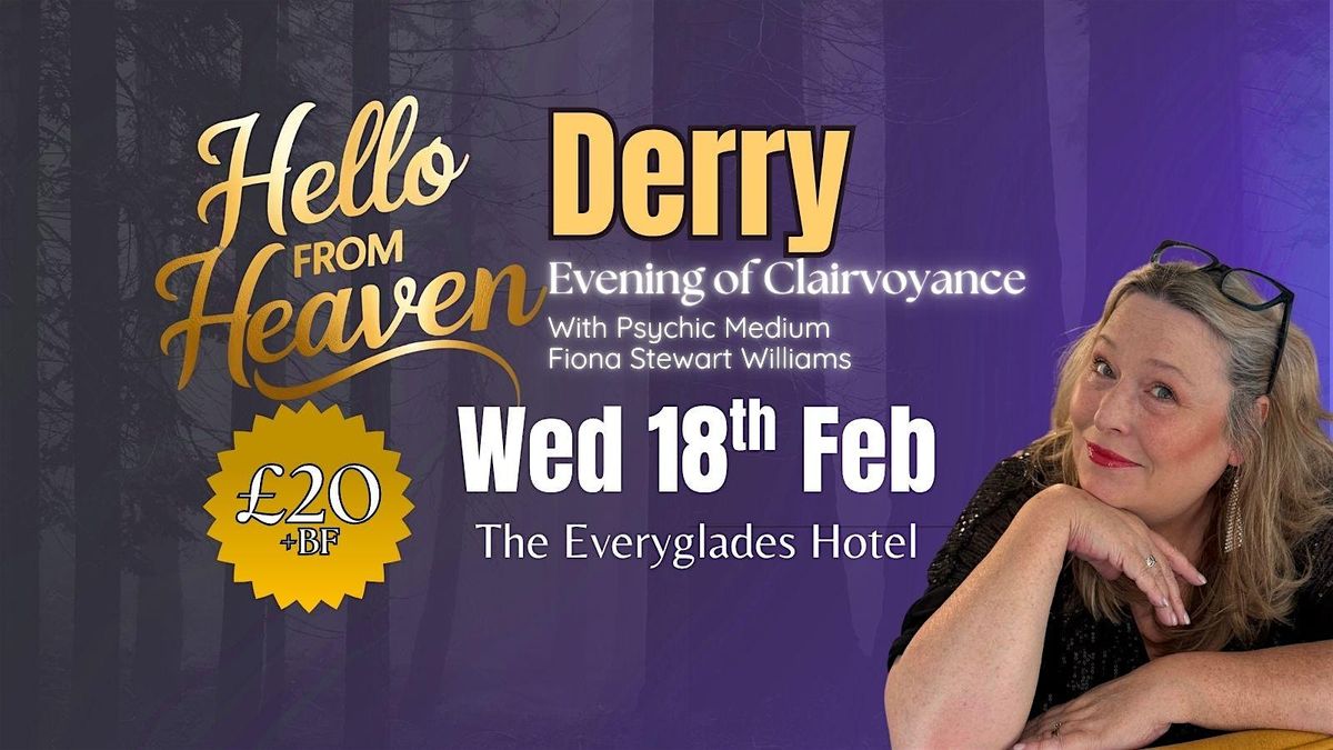 A Wee Psychic Night in Derry - Hello from Heaven, 18 February | Event in Londonderry | AllEvents