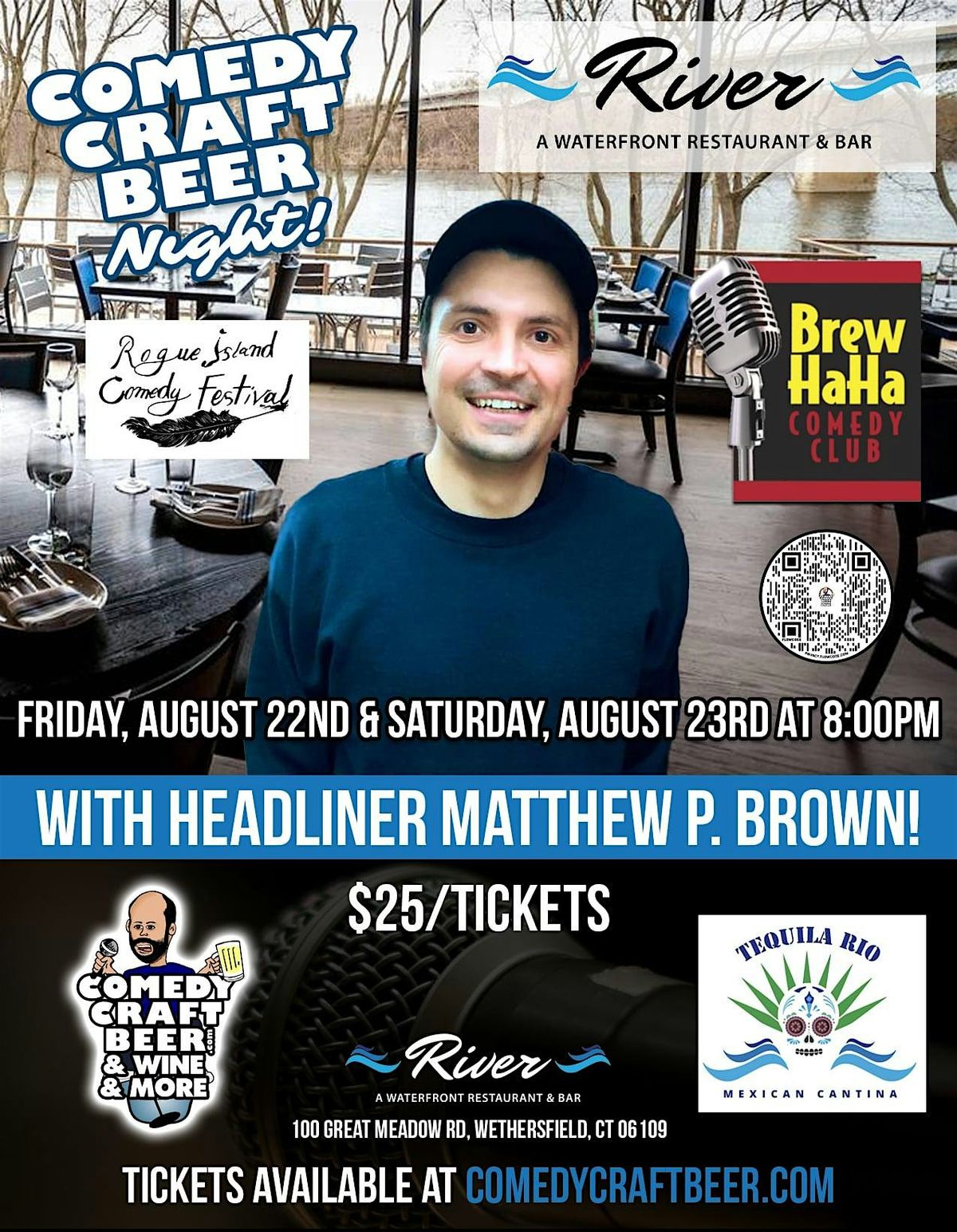 Comedy Night at Brew Ha Ha at River, 23 August | Event in Wethersfield | AllEvents