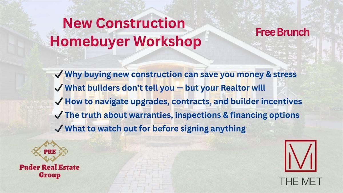 New Construction Homebuyer Workshop, 6 September | Event in Houston | AllEvents