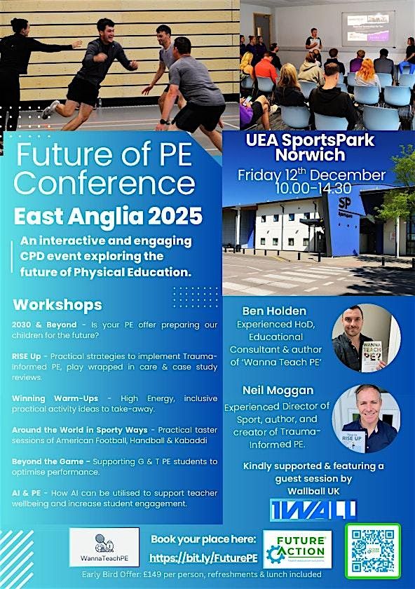 East Anglia Future of PE Conference, 12 December | Event in Norwich | AllEvents