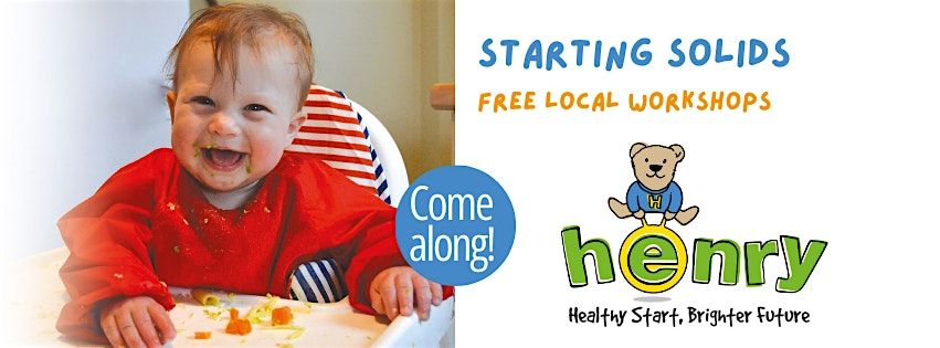 HENRY St. Helens Wellbeing - Starting Solids Workshop (3 to 7 months), 13 October | Event in Newton-le-Willows