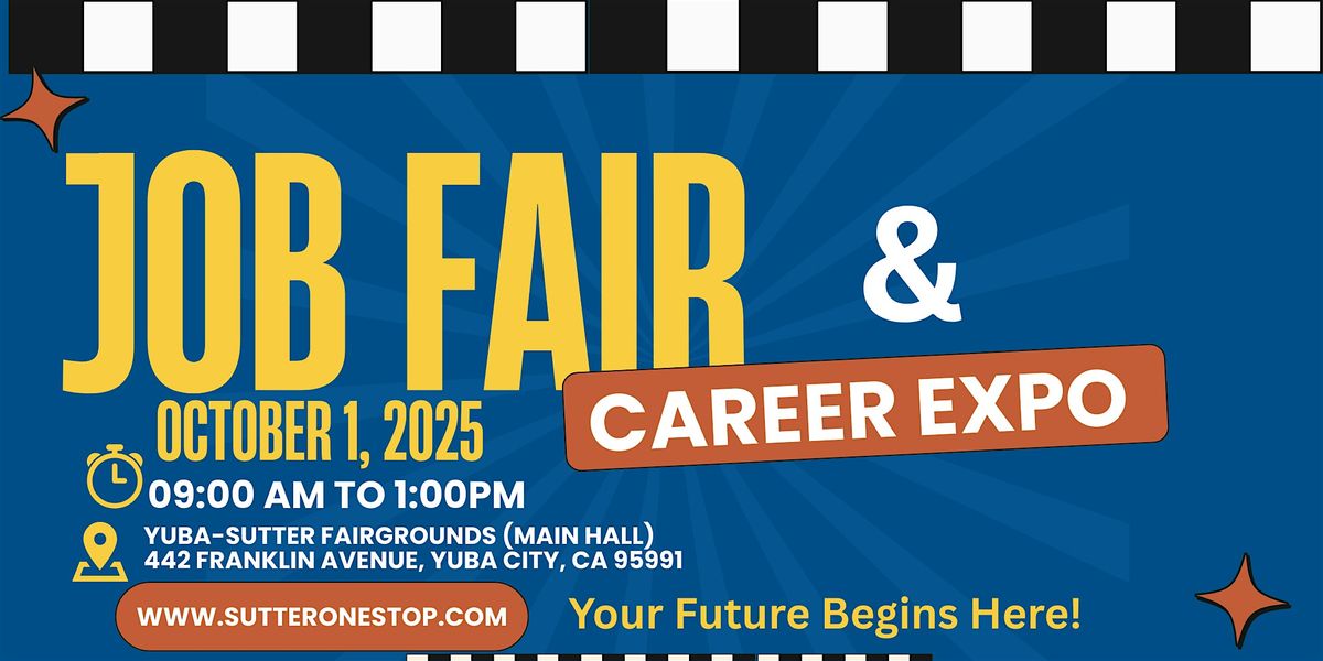 Fall 2025 Job & Career Expo, 1 October | Event in Yuba City | AllEvents