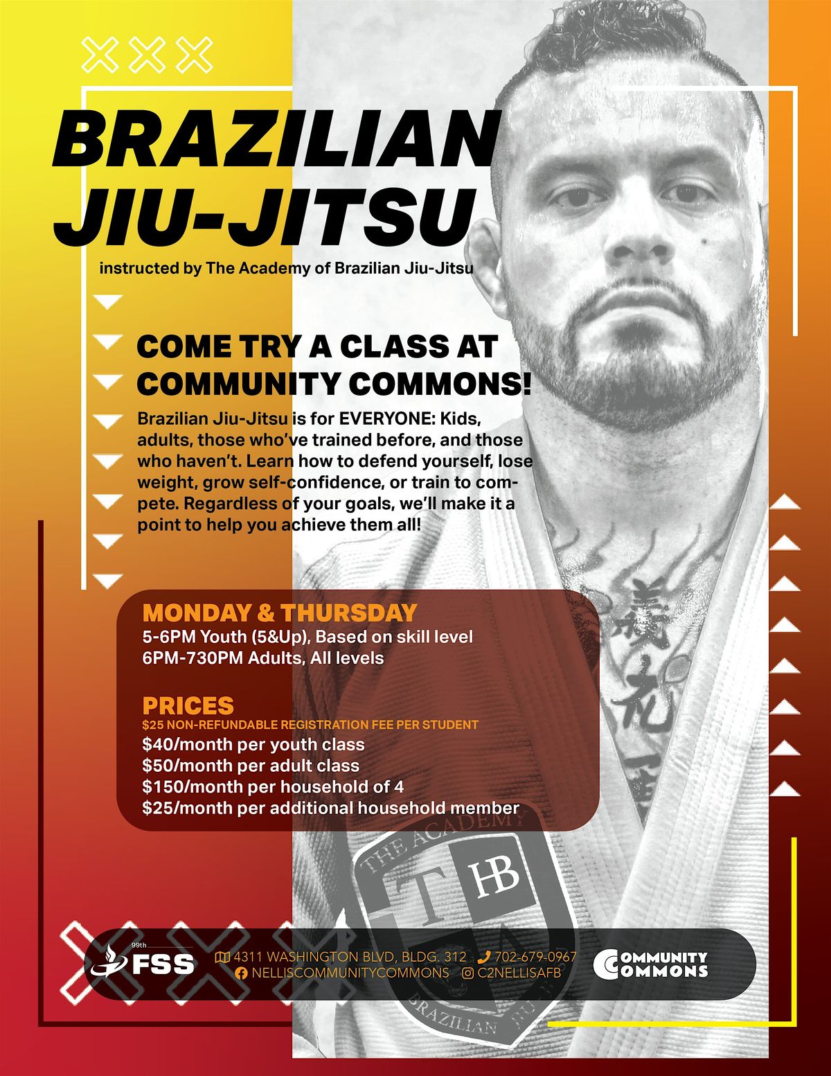 Brazilian Jiu Jitsu - October 2025, 1 October | Event in Nellis Air Force Base | AllEvents