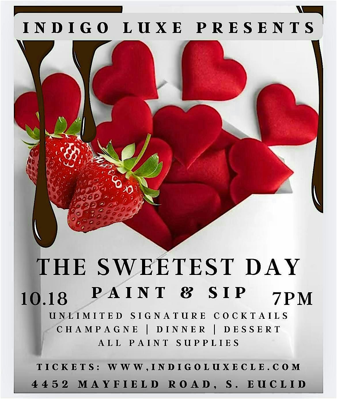 The Sweetest Day Paint & Sip, 18 October | Event in South Euclid | AllEvents