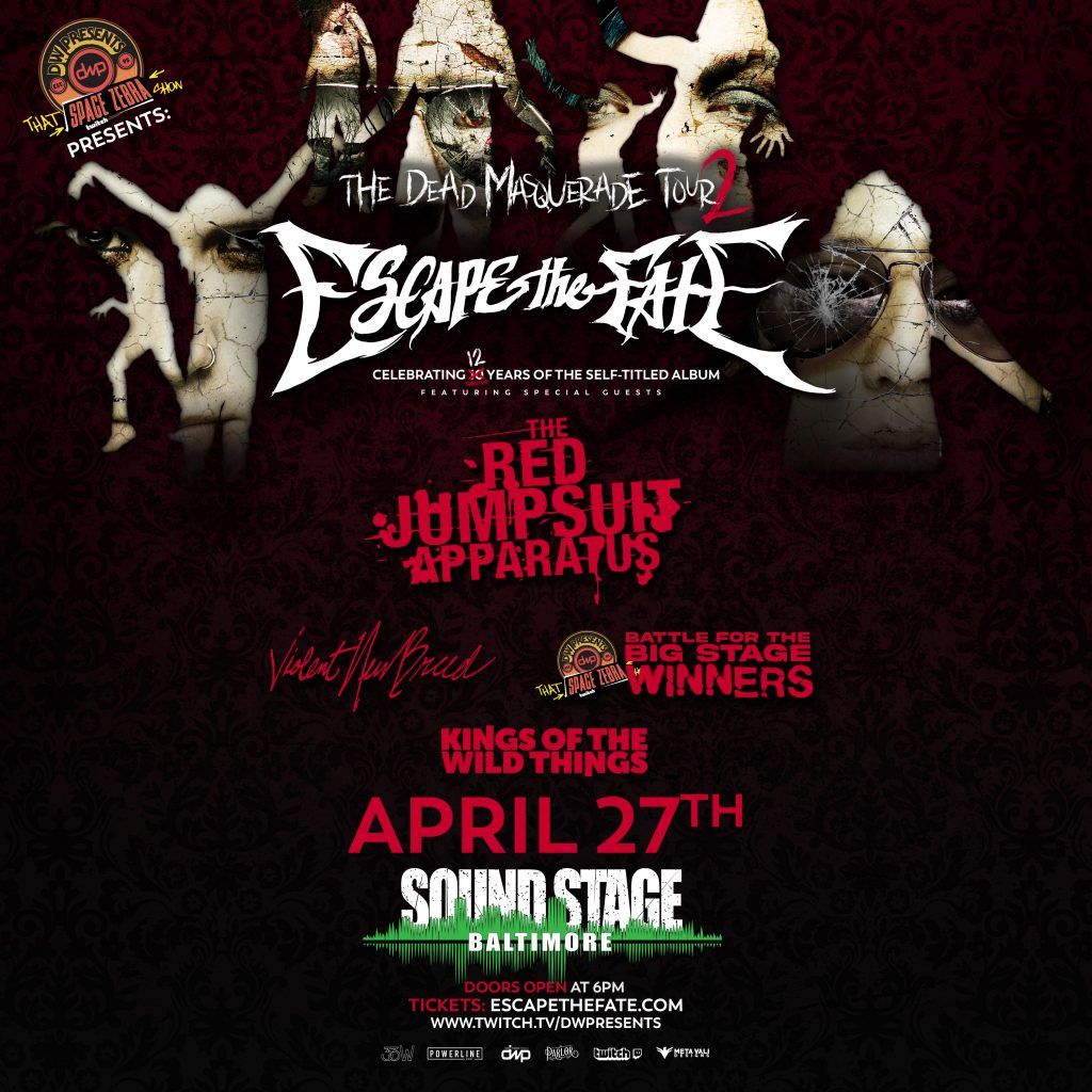Escape the Fate at Preserving Underground, 13 June | Event in New Kensington | AllEvents