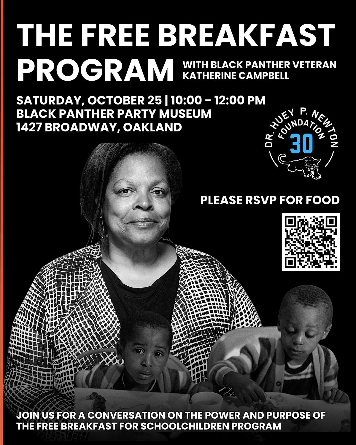 The Free Breakfast Program, 25 October | Event in Oakland | AllEvents