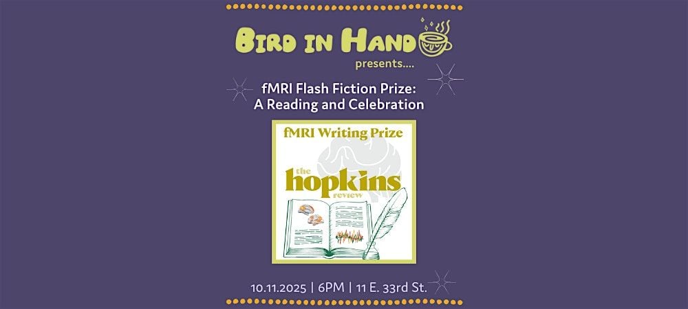 fMRI Flash Fiction Prize: A Reading and Celebration, 11 October | Event in Baltimore | AllEvents