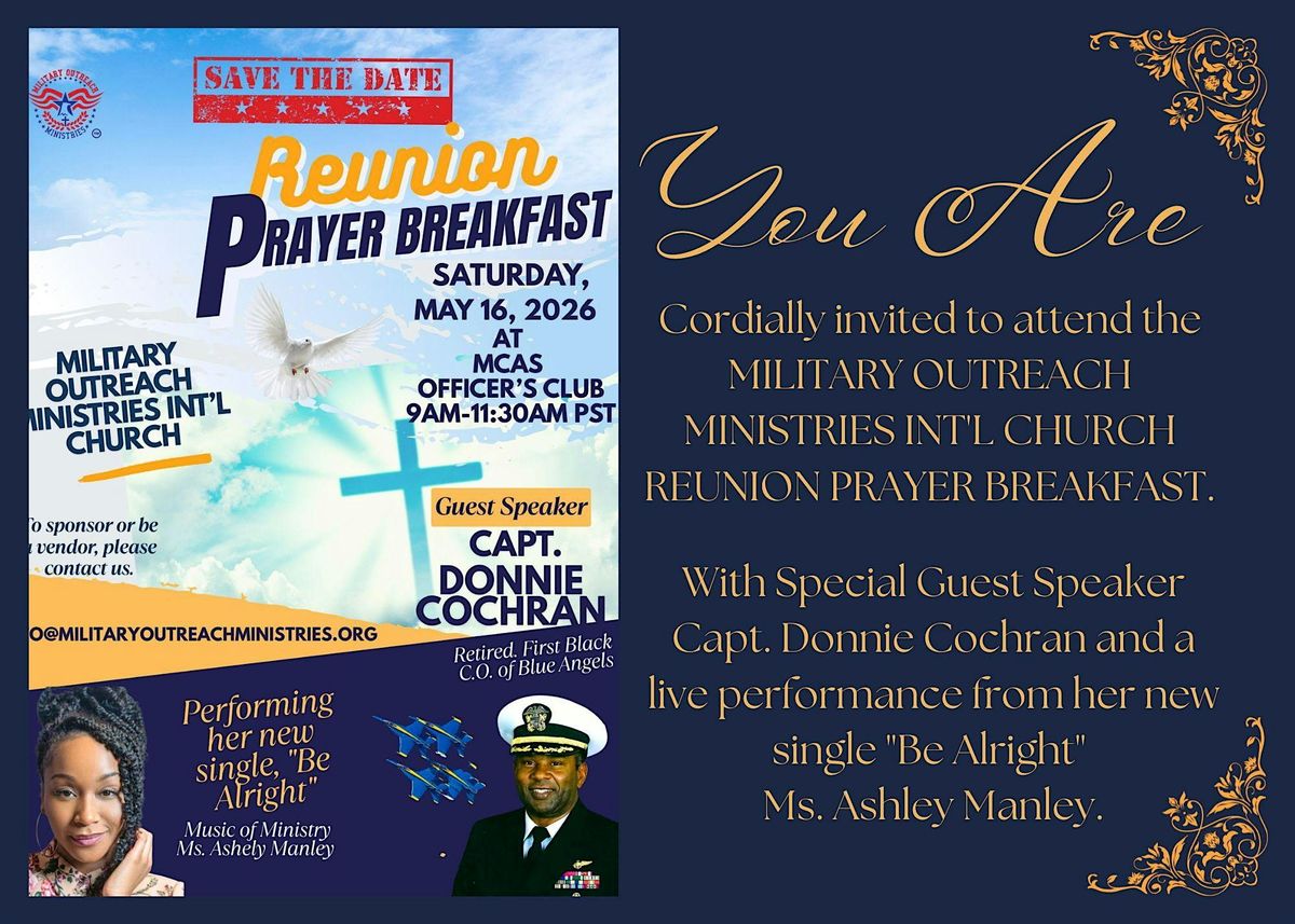 Reunion Prayer Breakfast 2026, 16 May | Event in San Diego | AllEvents