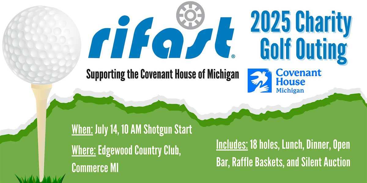 RIFAST Systems Charity Golf Outing, 14 July | Event in Commerce Township | AllEvents