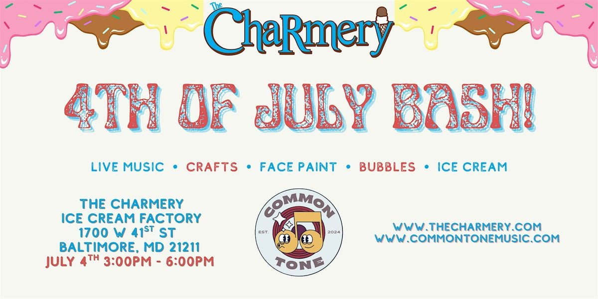 4th of July Bash at The Charmery!, 4 July | Event in Baltimore | AllEvents
