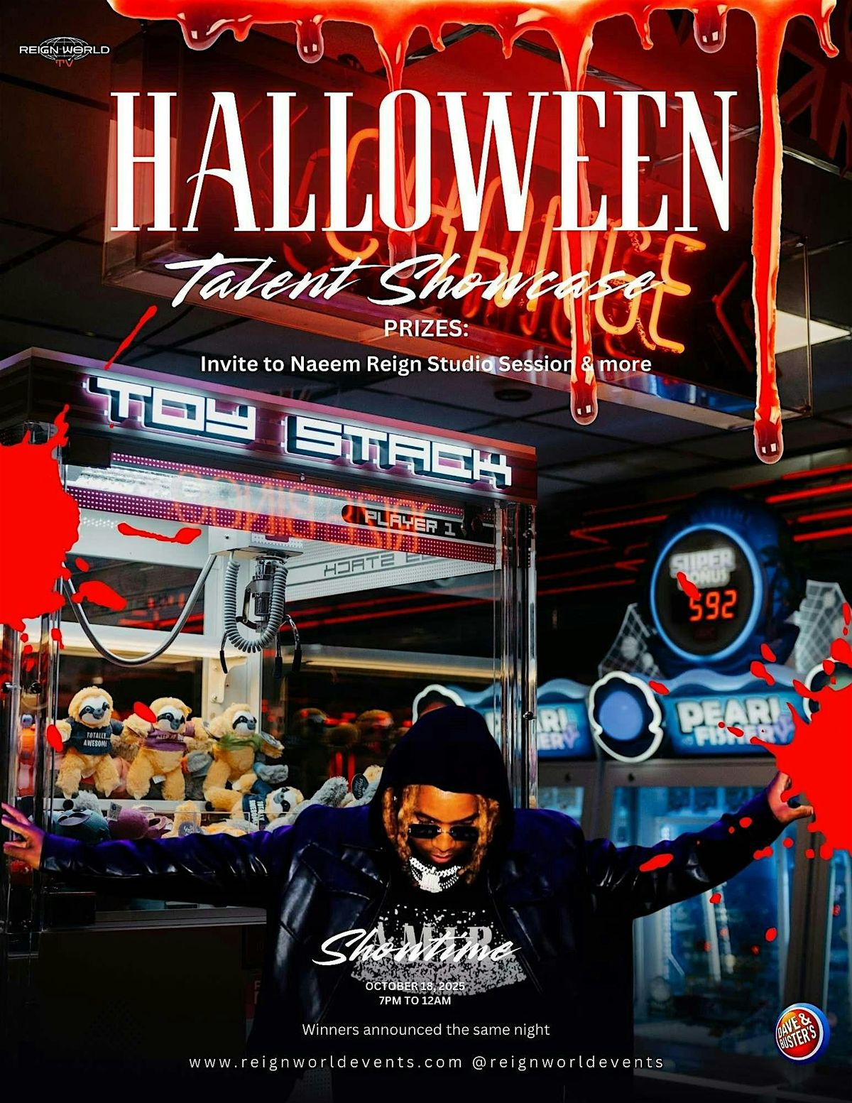 Halloween Talent Showcase hosted by Naeem Reign, 18 October | Event in Miami | AllEvents