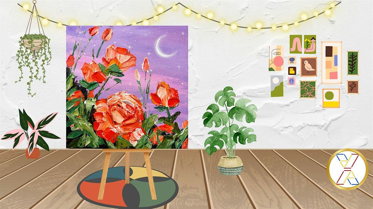 Knife Palette Textured Painting Workshop : Romantic Roses, 20 September | Event in Carbondale | AllEvents