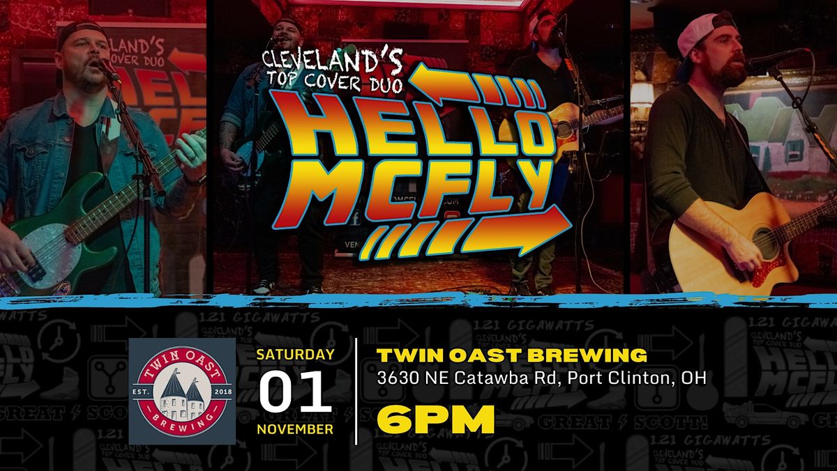 Hello McFly LIVE at Twin Oast Brewing in Port Clinton, OH!, 1 November | Event in Port Clinton | AllEvents