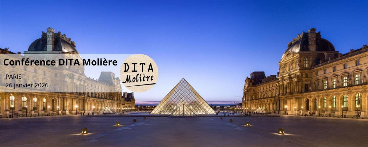 Conférence DITA Molière 2026, 26 January | Event in Paris | AllEvents
