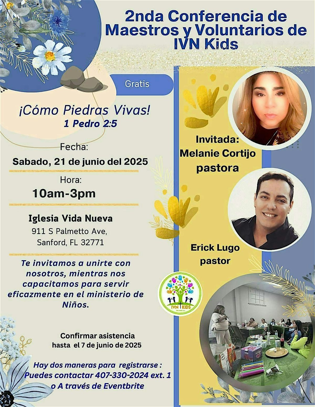 2nda Conferencia Para Maestros y Voluntarios de IVN Kids (Bilingual event), 21 June | Event in Sanford | AllEvents