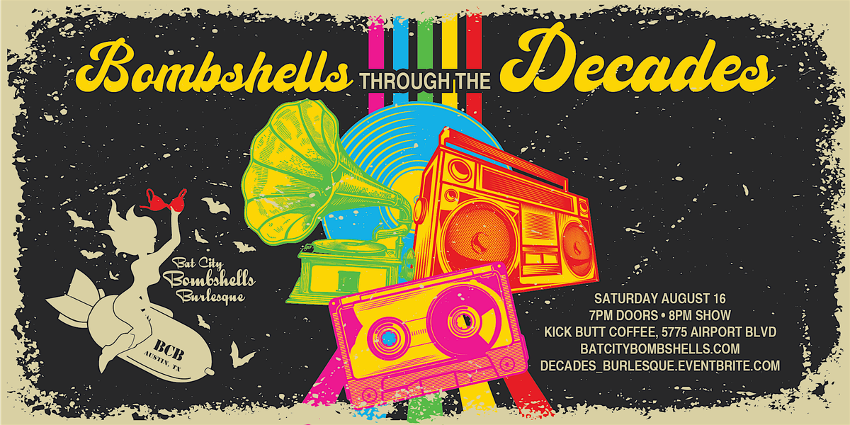 Bombshells Through the Decades!, 16 August | Event in Austin | AllEvents