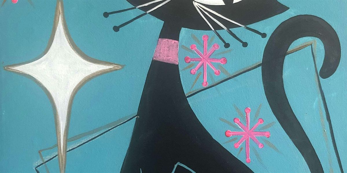 Atomic Kitty - Paint and Sip by Classpop!™, 19 July | Event in Danville | AllEvents