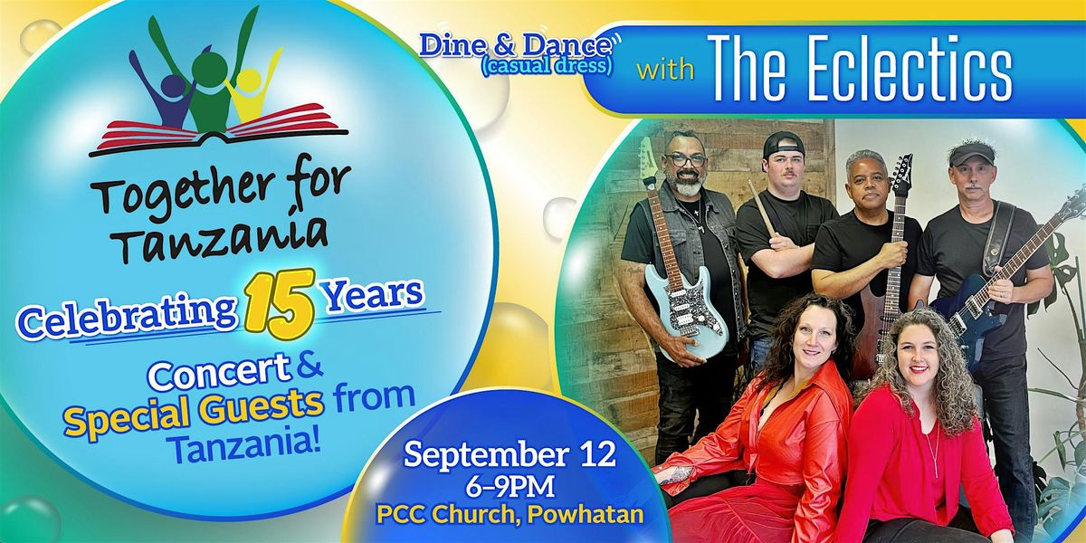 Together for Tanzania -Celebrate 15 Years - with the Eclectics, 12 September | Event in Powhatan | AllEvents