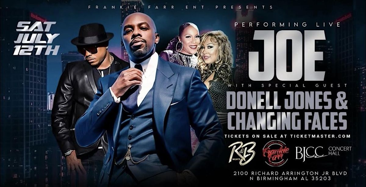R&B Nights Starring Joe, Donell Jones & Changing Faces, 12 July | Event in Birmingham | AllEvents