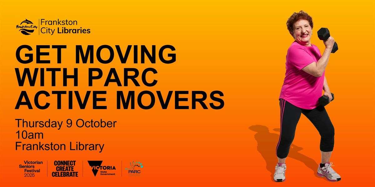 Get Moving with PARC Active Movers, 9 October | Event in FRANKSTON | AllEvents